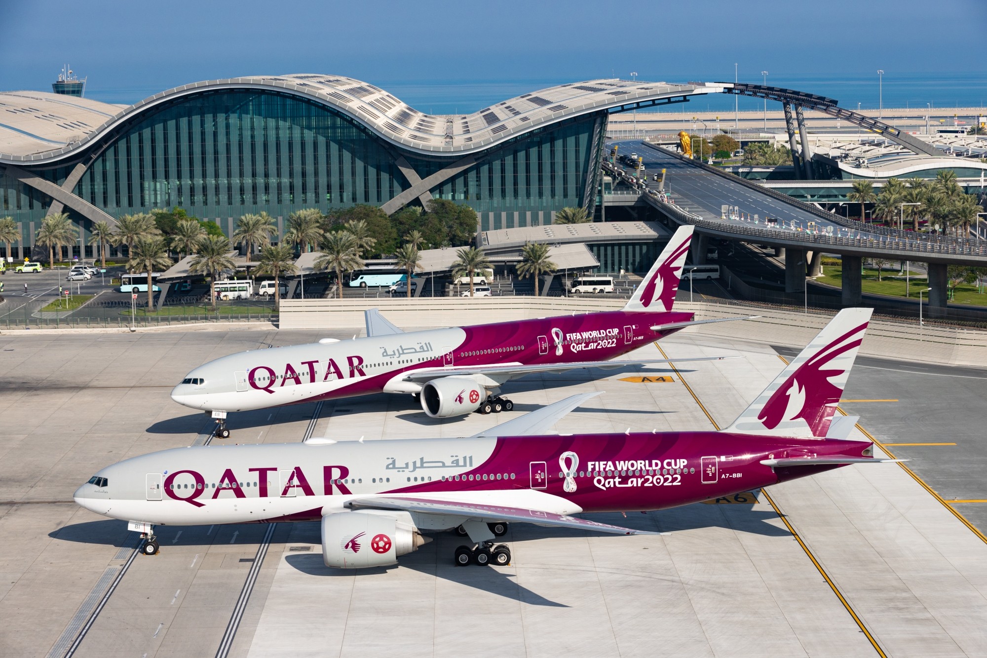 Qatar World Cup airplanes