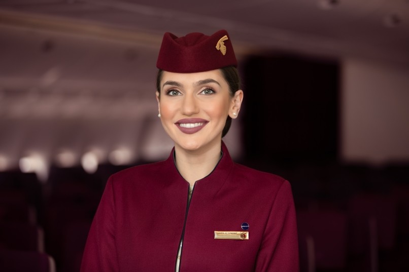Cabin attendant Qatar Airways