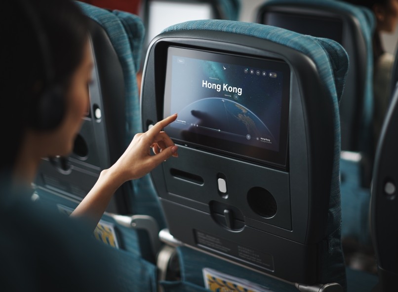 Cathay Pacific inflight Hongkong