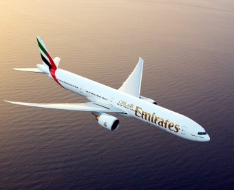 Emirates Boeing 777-300ER Sea